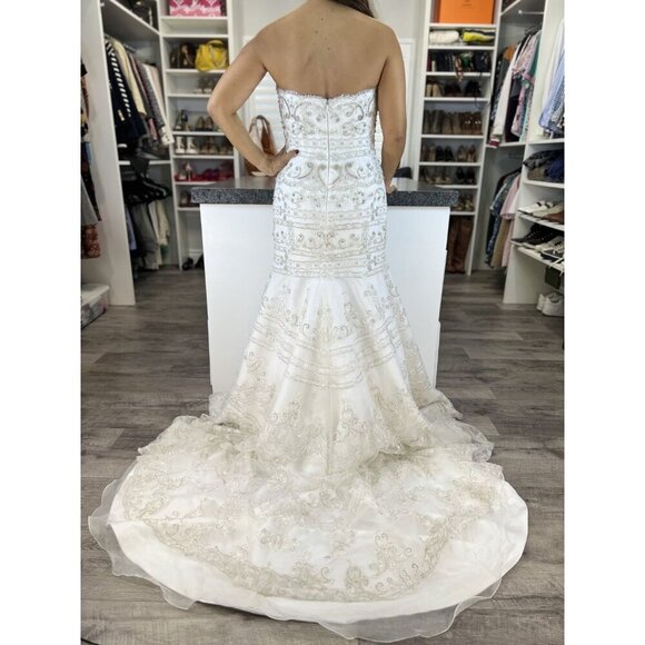 NWT Moonlight by Val Stefani Stunning Wedding Gown $2,288 - Picture 7 of 13
